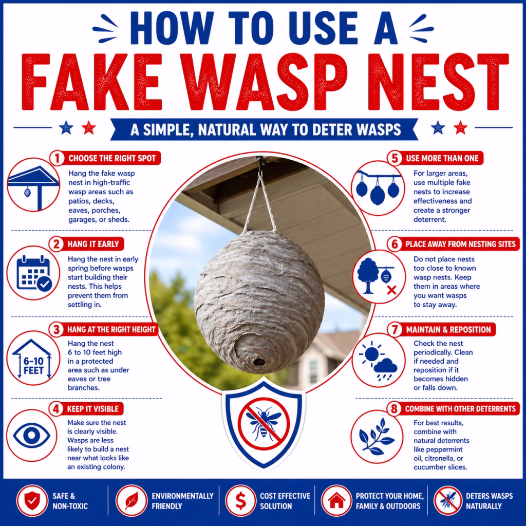 How to Use a Fake Wasp Nest