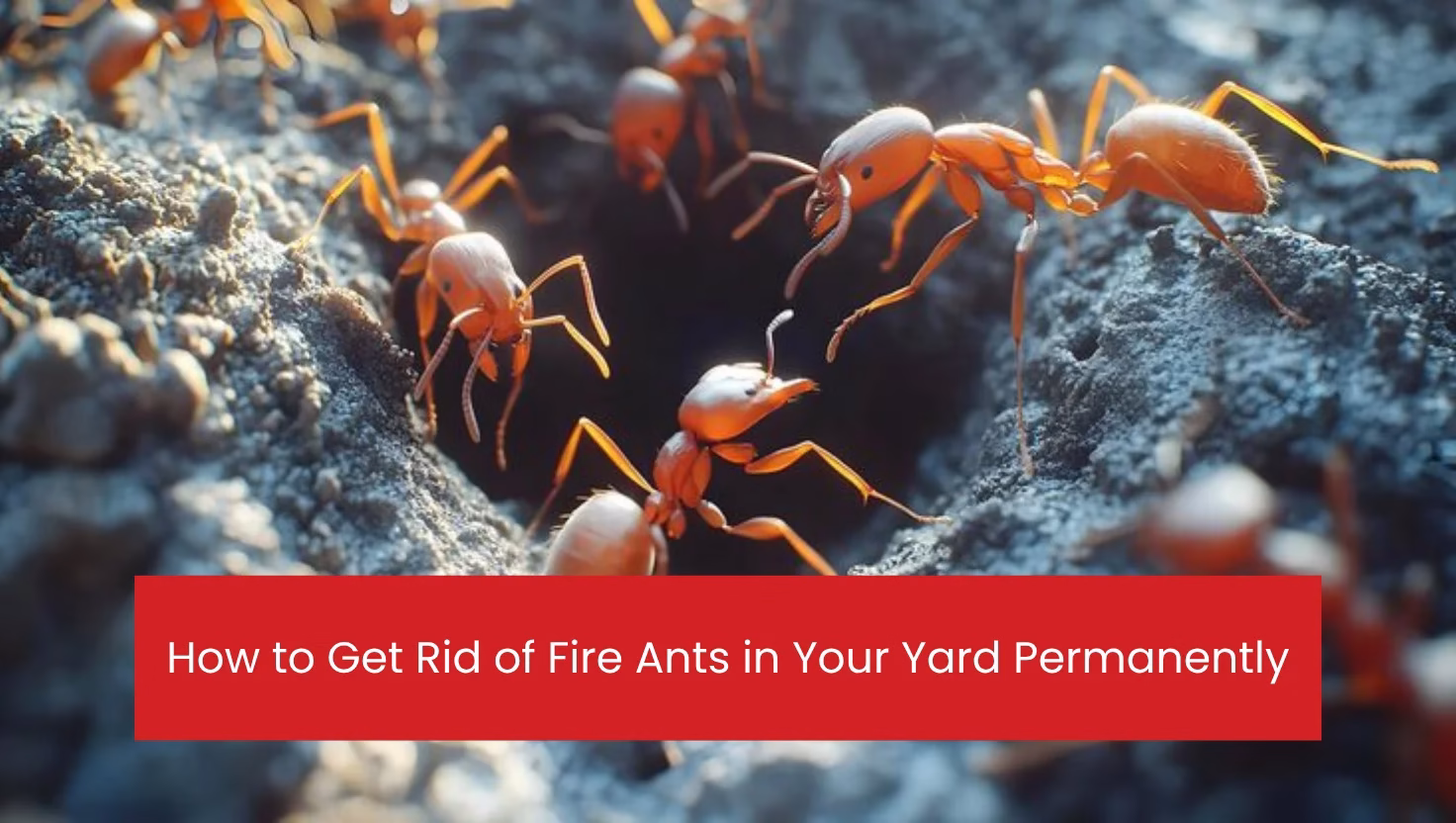 How to Get Rid of Fire Ants in Your Yard Permanently - 10 proven Methods